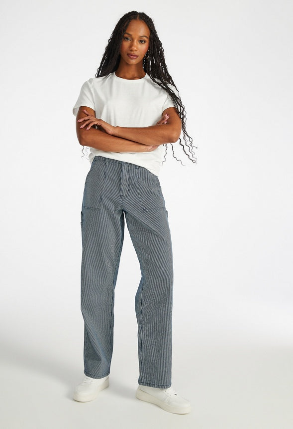 Andy Stripe Carpenter Pants Railroad