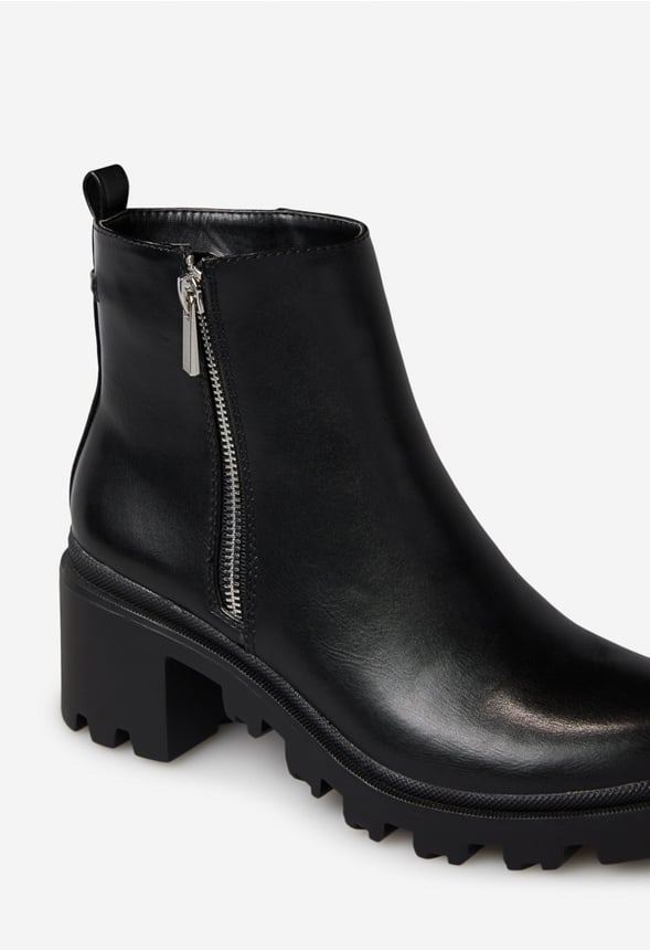 DANILYN LUG SOLE BOOTIE Black