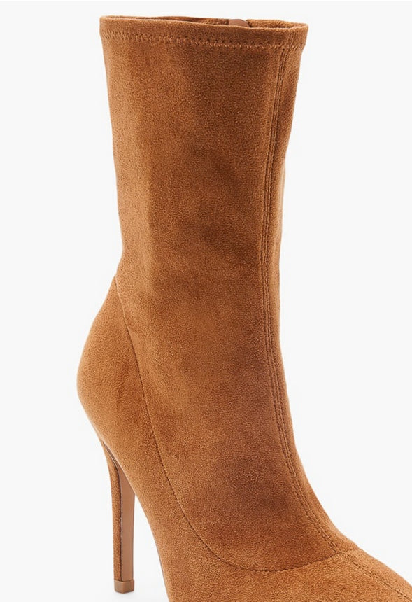 SCARLETTE HEELED BOOTIE Camel
