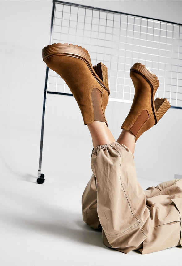 Kinley Chelsea Ankle Boot Dark Portabella