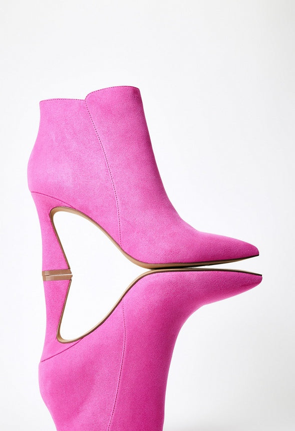 Yesenia Stiletto Bootie Pink