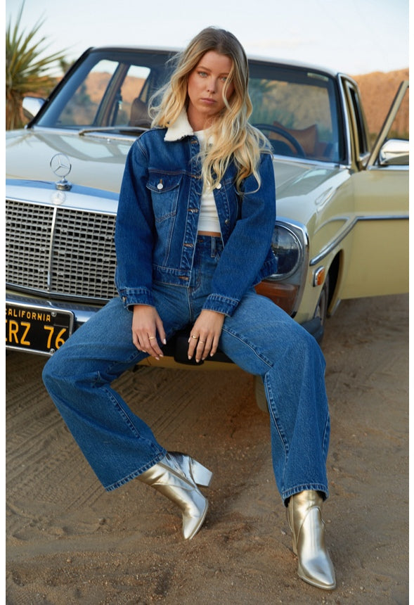 Britta Western Bootie Champagne