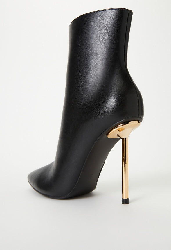 Priya Stiletto Bootie Black