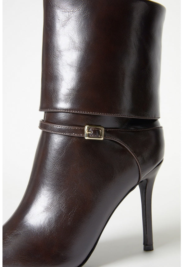 Blair Stiletto Bootie Cacao Brown