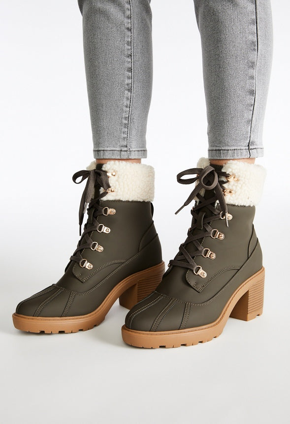Elie Sherpa Combat Boot Army Green Fatigue