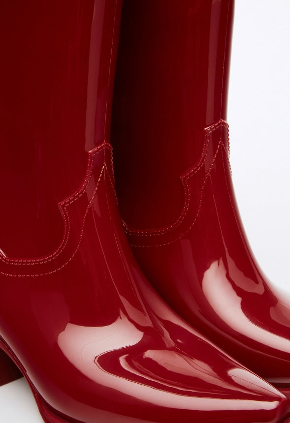 Ryder Rain Boot Biking Red