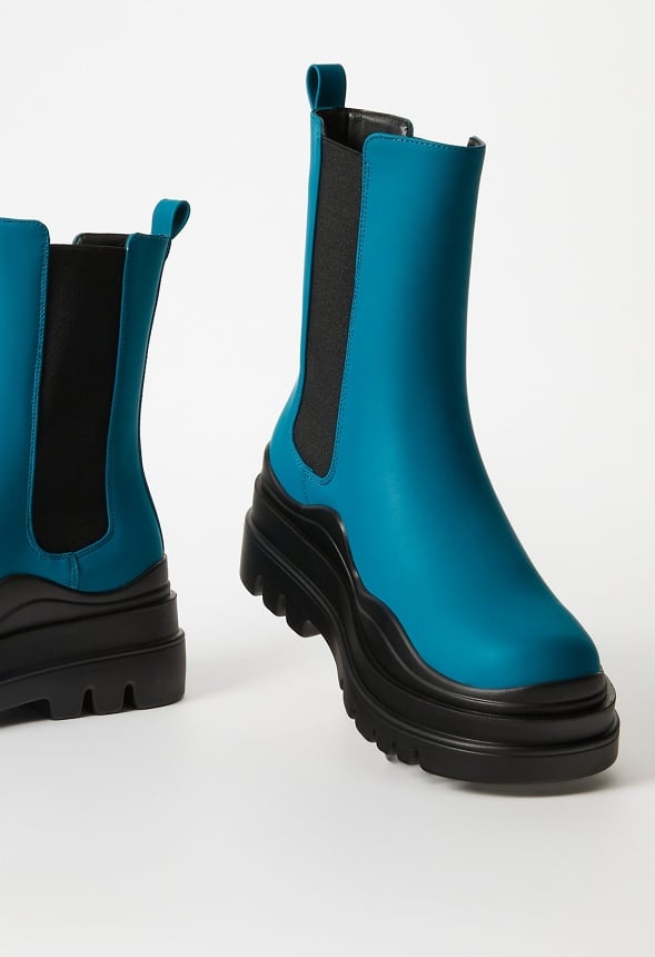 Polly Rain Boot Reflecting Pond/Black