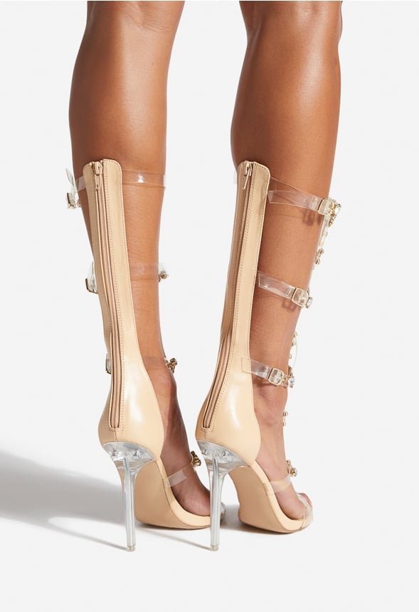 LANNA GLADIATOR HEELED SANDAL Beige