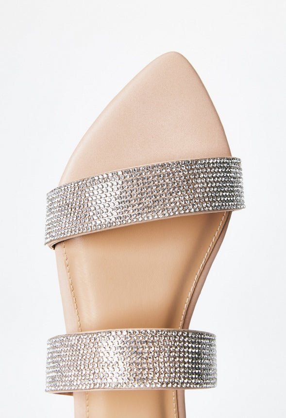 Adelpha Two Strap Sandal Beige