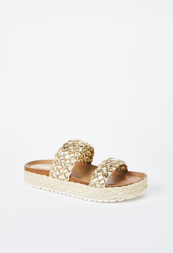 Catalina Slide Sandal Gold