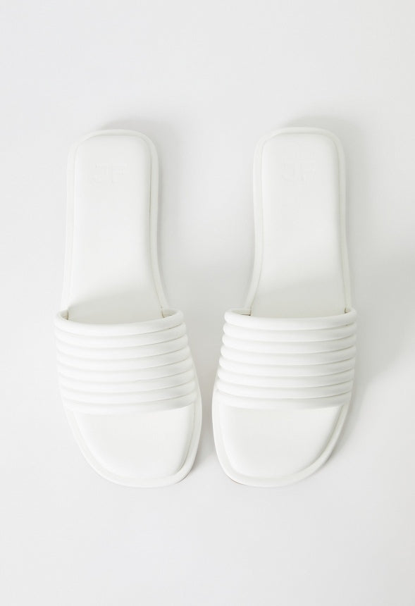 Talia Slide Sandal Bright White