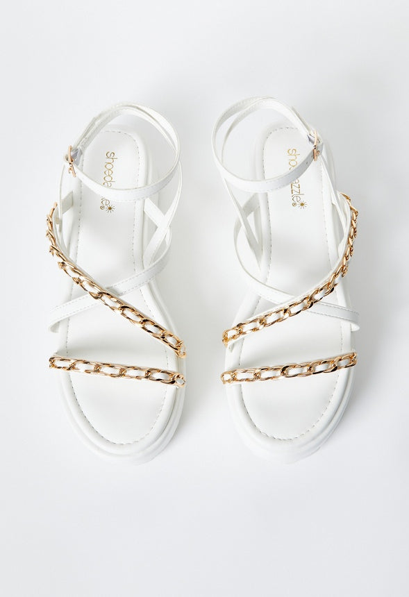 Kiara Platform Sandal Bright White