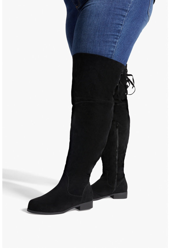 RAMONA HIGH FLAT BOOT Black