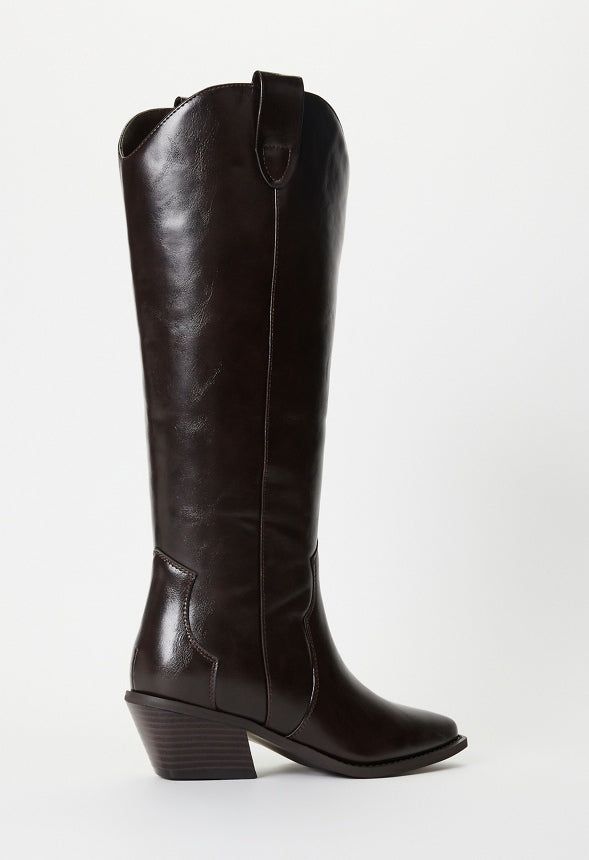 Leander Flat Boot Coffee