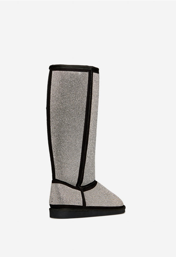 PRYIA FLAT BOOT Black Caviar
