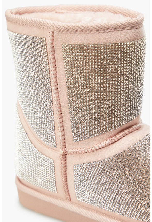 SHATEQUE FUZZY BOOTIE Blush