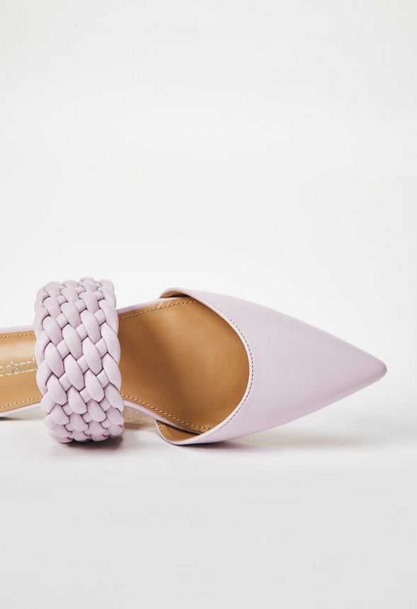 ALANIS POINTED TOE FLAT Lilac Snow