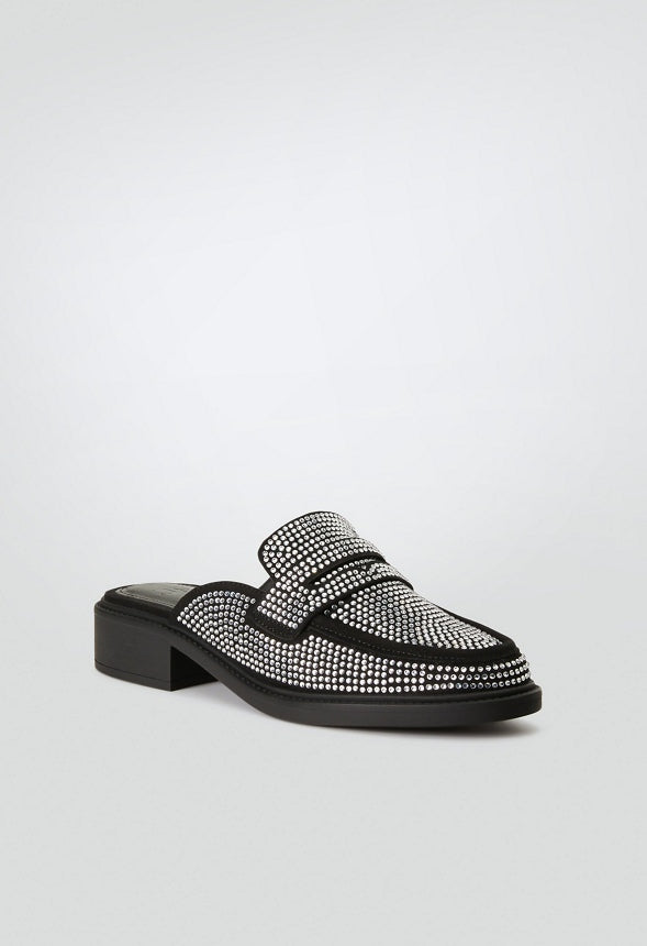 JEZZY MULE LOAFER Clear/Black