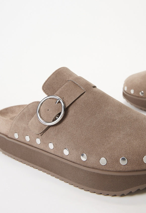 Odetta Mule Slide Portabella