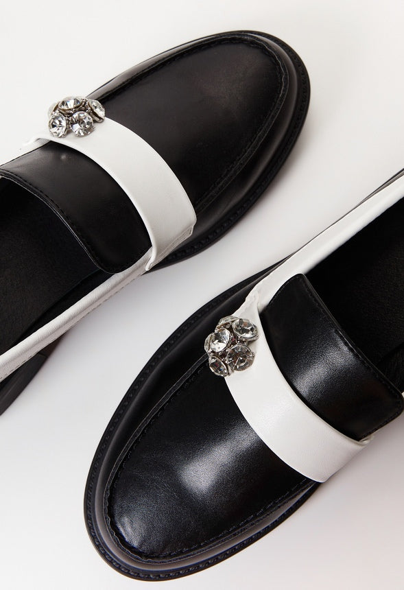 Talulah Flat Loafer Black/ Bright White