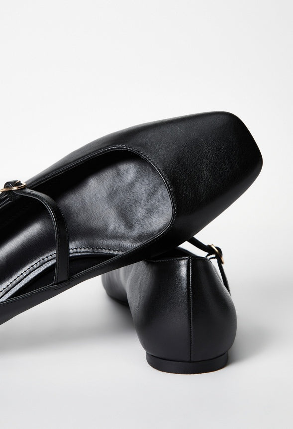 Ellidy Ballet Flat Black
