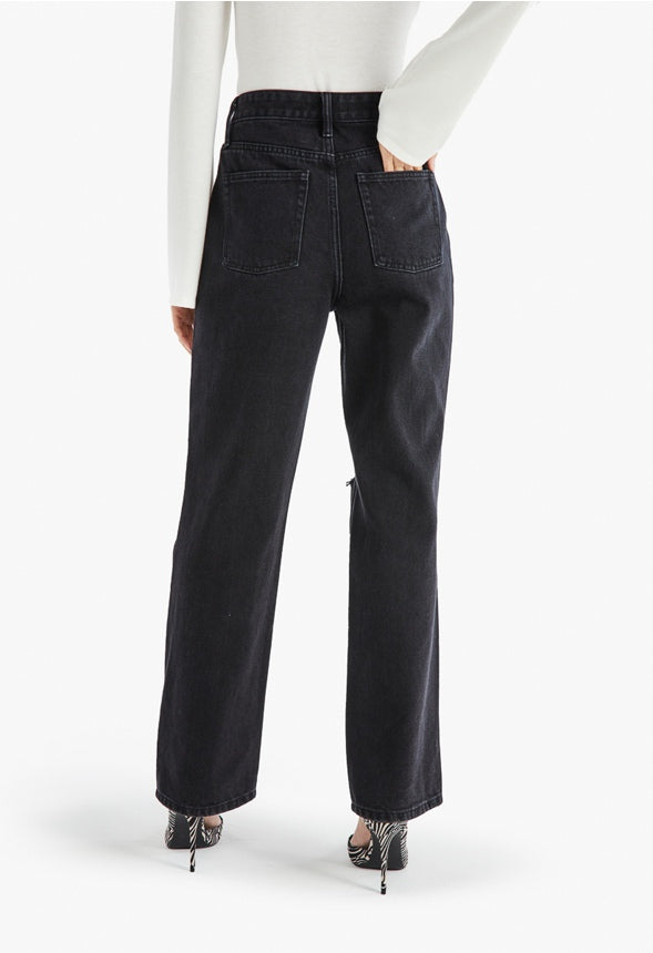Molly 90s Straight Leg Jeans Mascara