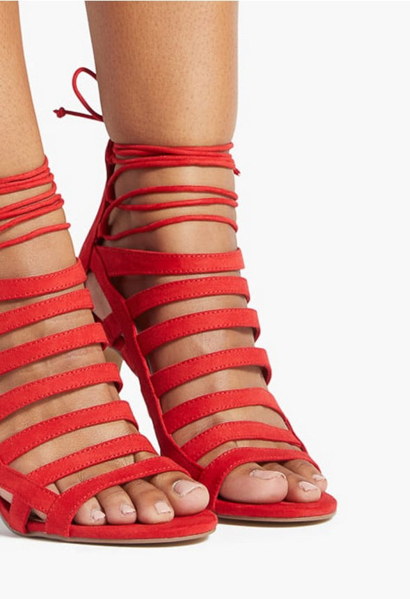 KULAP STRAPPY SANDAL High Risk Red