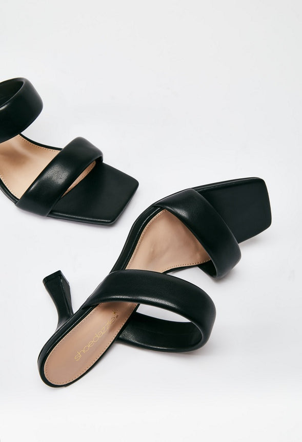 Amora Heeled Sandal Black Caviar