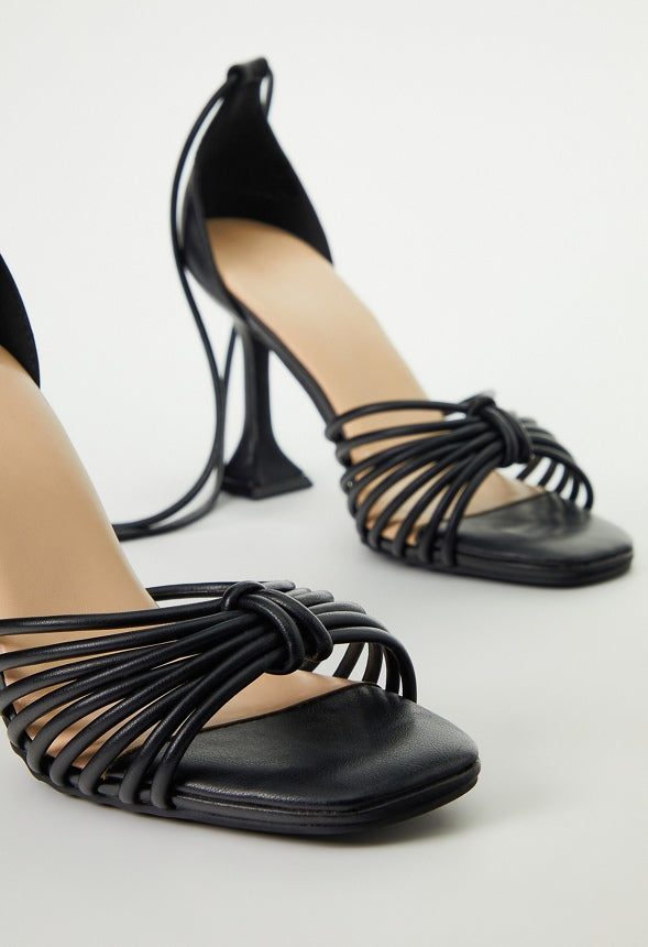FAY STRAPPY SANDAL Black