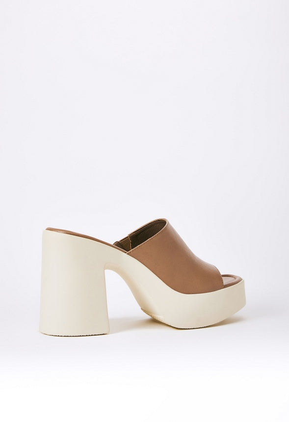 KENZIE BLOCK HEELED SANDAL Portobello
