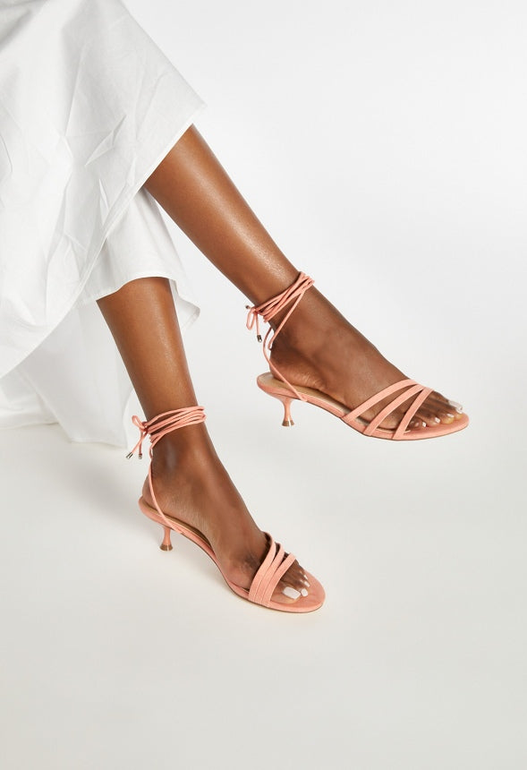 Jesamine Heeled Sandal Blooming Dahlia