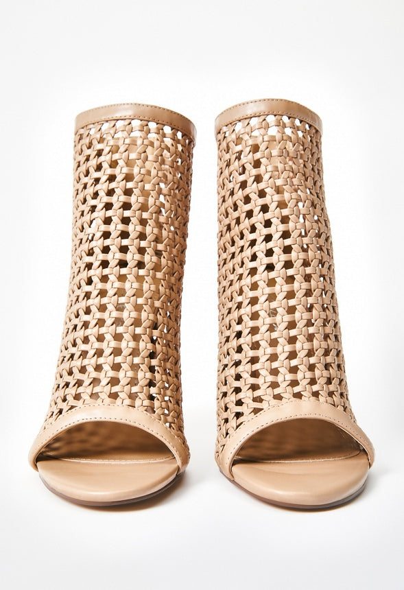 Marisol Peep Toe Bootie New Nude