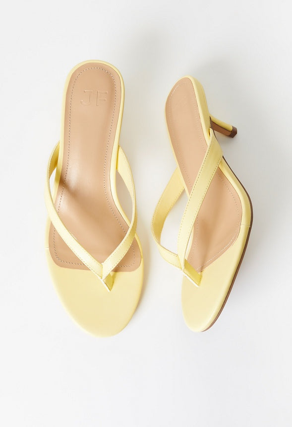 Kylah Heeled Sandal Pale Banana