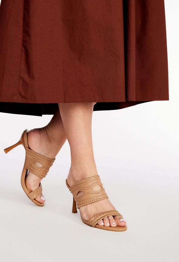 Suvi Heeled Sandal Light Tan