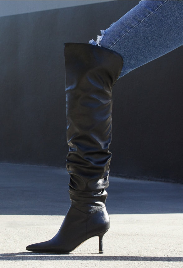 MEYA STILETTO BOOT Black