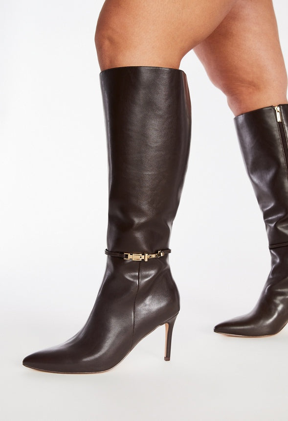 Adaline Heeled Boot Coffee