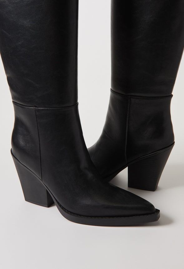 Meecah Heeled Boot Black