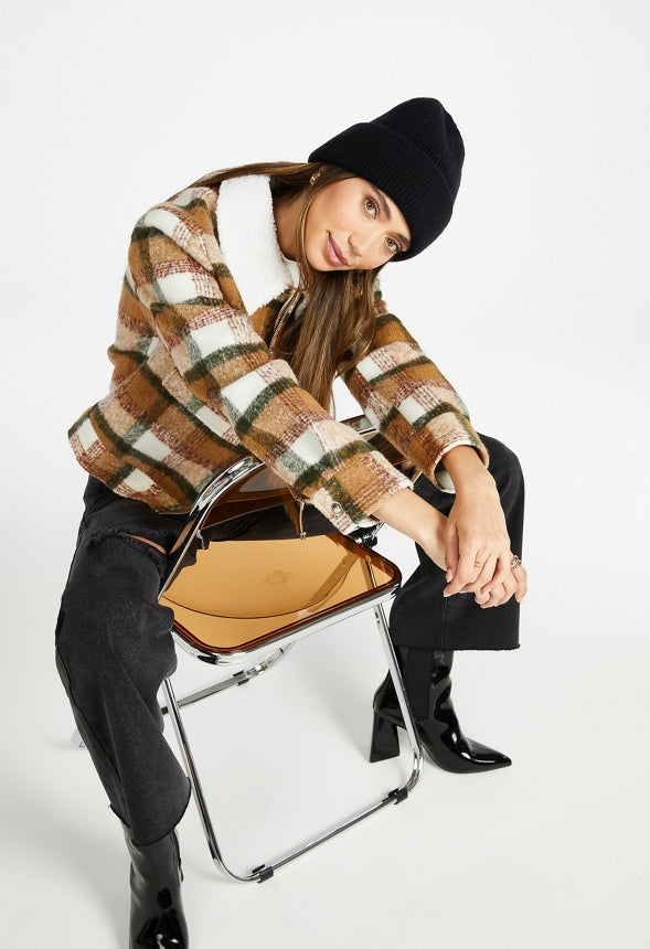 Rib Knit Beanie Black