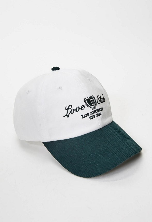 Corduroy Panel Cap Canvas Green