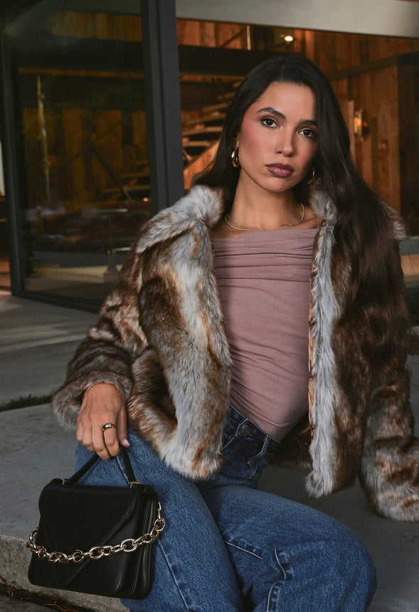 Ruched Off Shoulder Top Rose Smoke