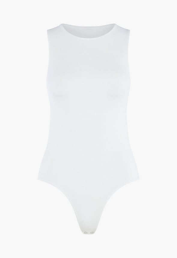 Seamless Tank Bodysuit Bright White