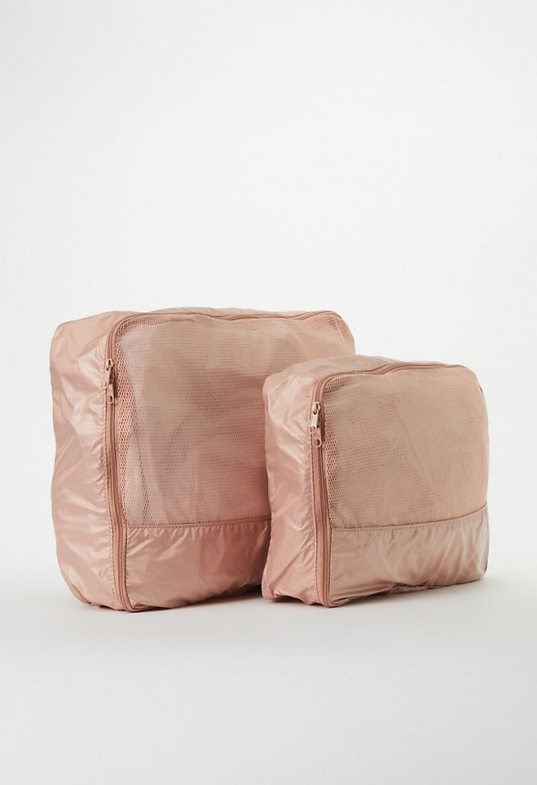 TRAVEL PACKING CUBE SET Blush