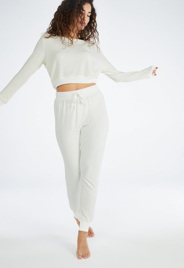 Calm Lounge Bottoms Ivory
