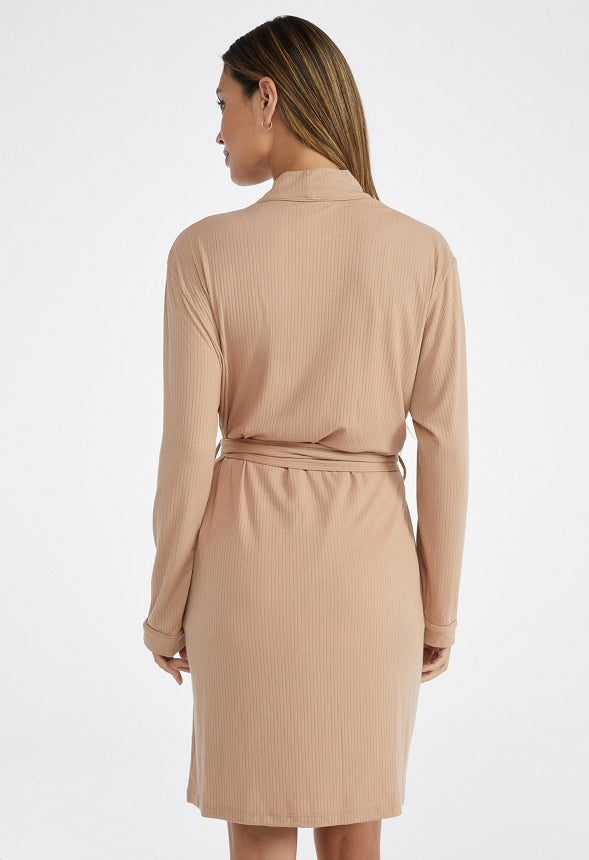 Sofia Kimono Robe Beige