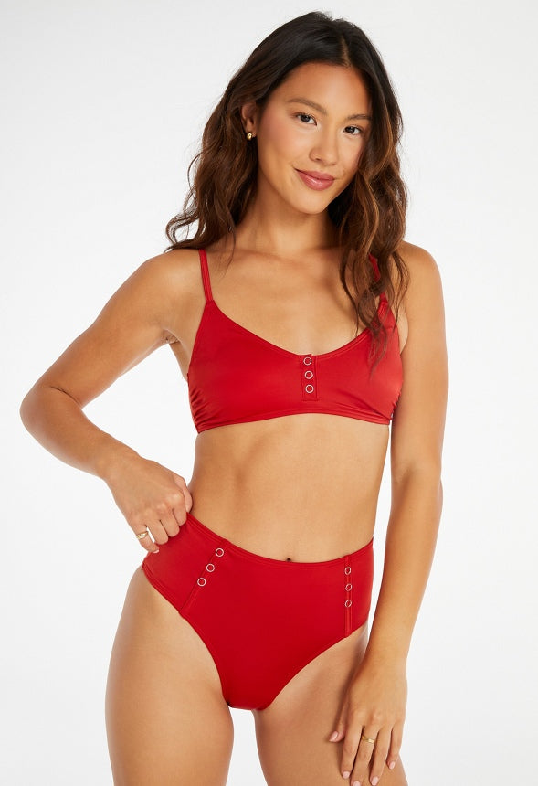 Dogon Bikini Top Red
