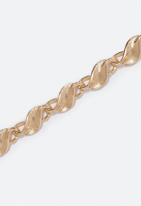 Faye Chunky Twist Necklace Gold