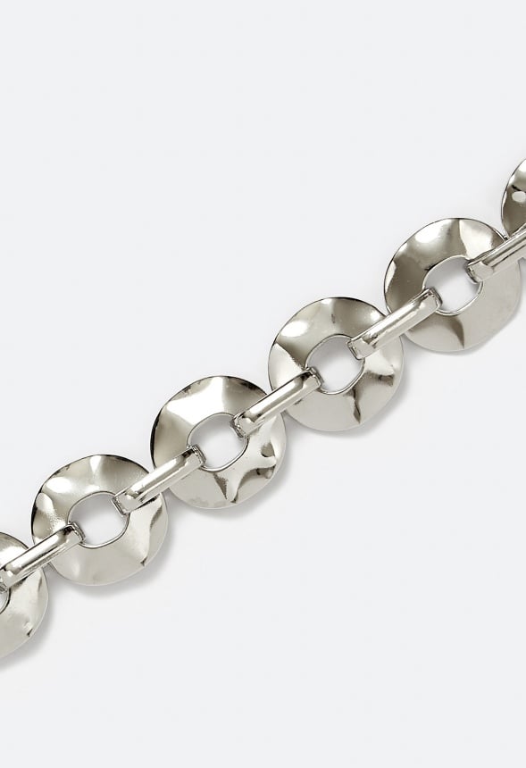 Kay Statement Linked Rings Necklace Silver