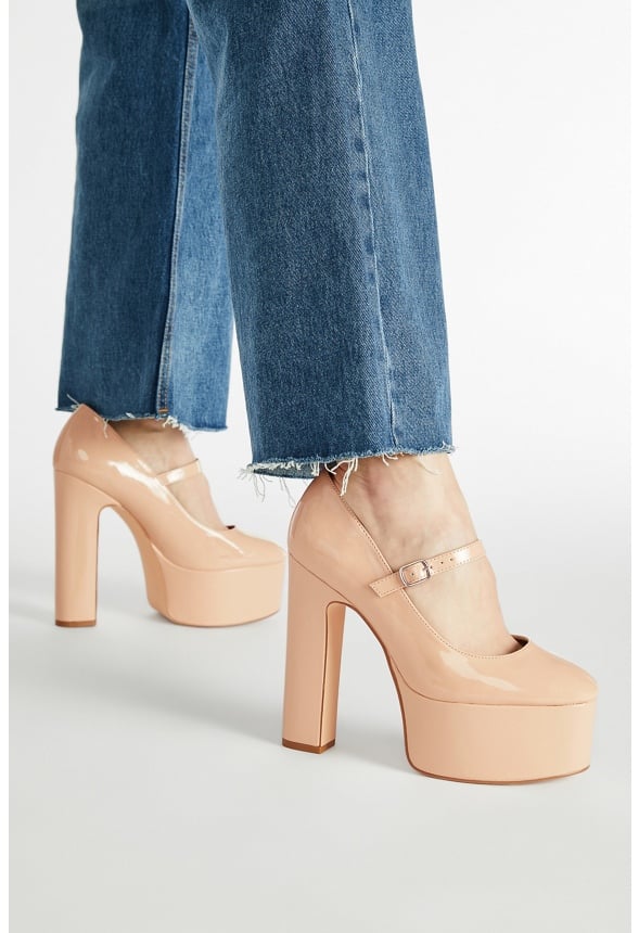 Perry Mary Jane Platform Pump Rugby Tan