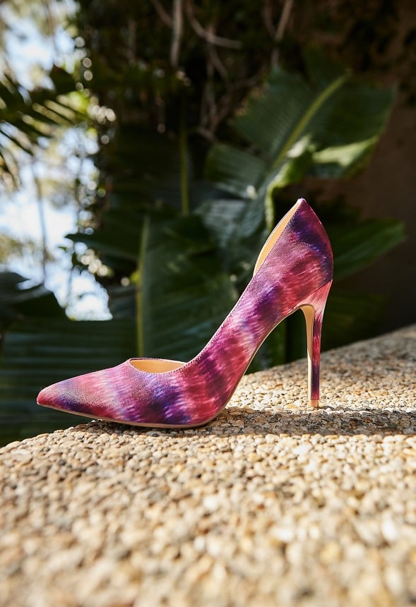 Annakay Pointed Toe Pump Tie Dye