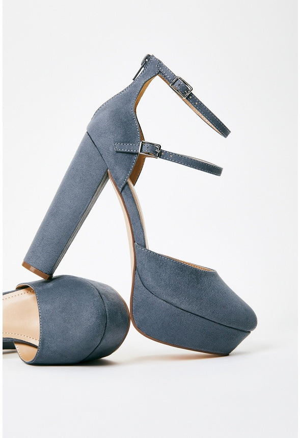 Ellery Platform Pump Stormy Blue